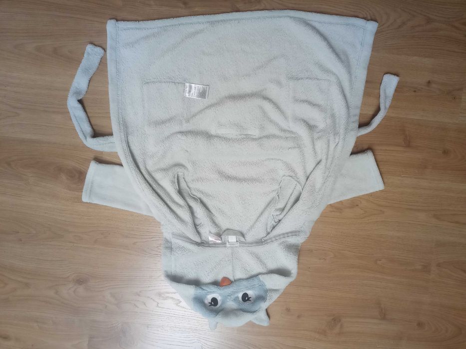 szlafrok sowa HM r. 98/104 - stan bardzo dobry