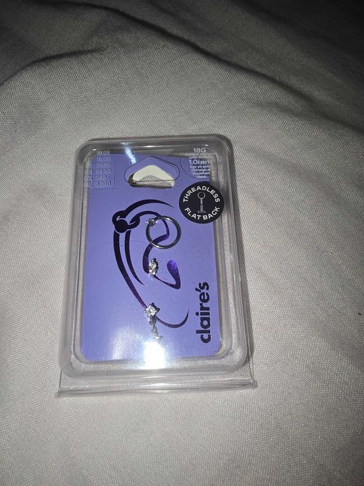 Piercings cartilagem Claires NOVOS