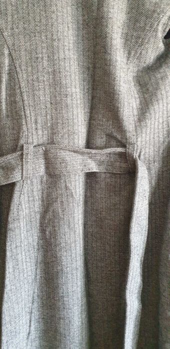 Vestido traçado Mango