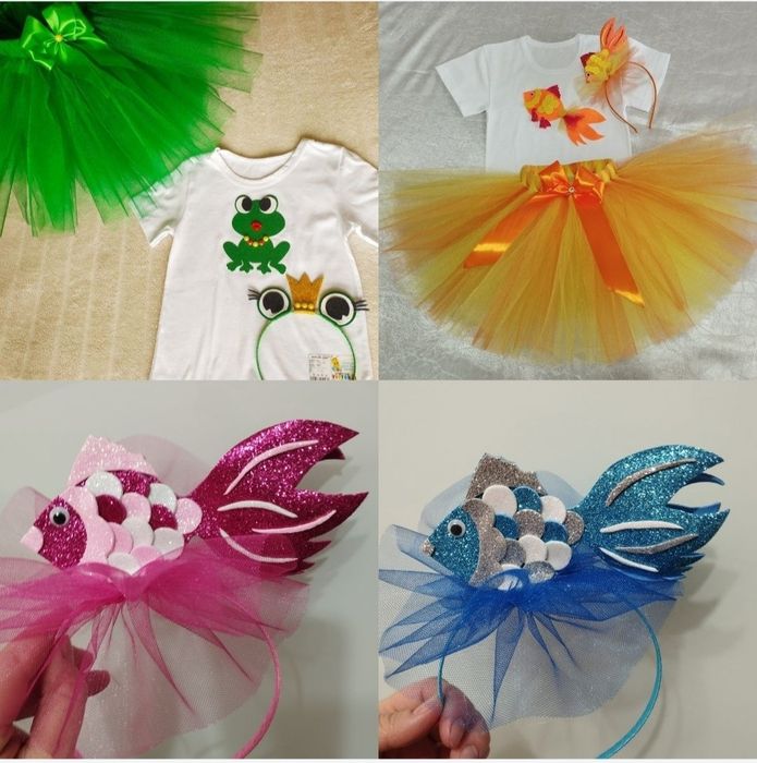 Костюм Кульбаби, Курчатко, Барбі, Мінні Маус, Краплина, Мишка, Жабка