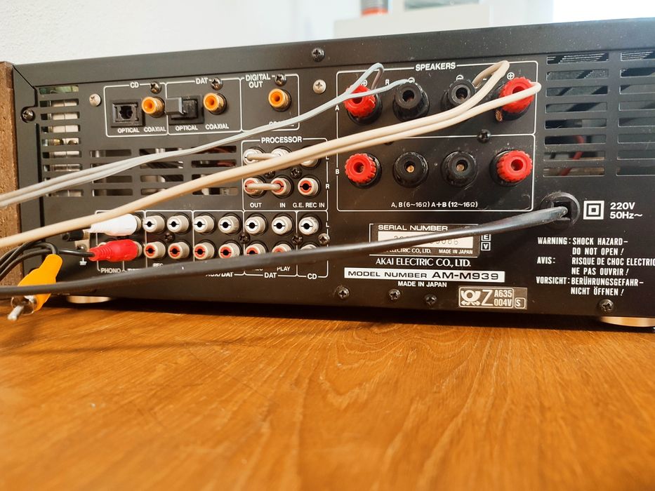 NOWA CENA! Wzmacniacz Akai AM -M 939 + pilot,dac burr brown!