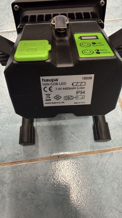 Lampa akumulatorowa Haupa 10W Cob Led