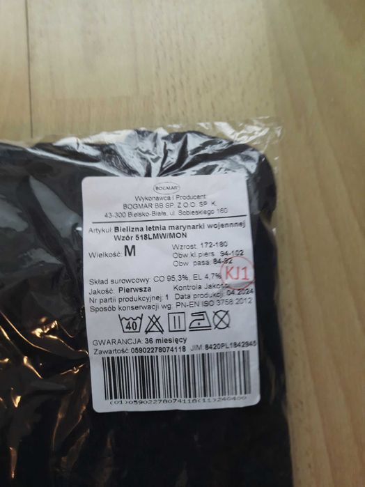 Bielizna letnia MW wzór 518LMW/MON, rozmiar M, 2 szt.