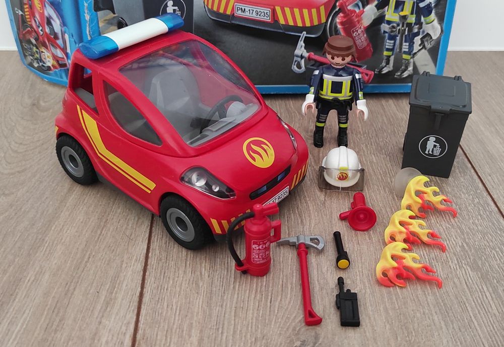 Playmobil City Action 9235 Samochód Strażacki Straż pożarna Kompletny