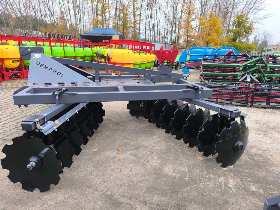 Brona talerzowa nowa talerz stal borowa 1,4/3,4m nowa Strumyk/ DEMAROL