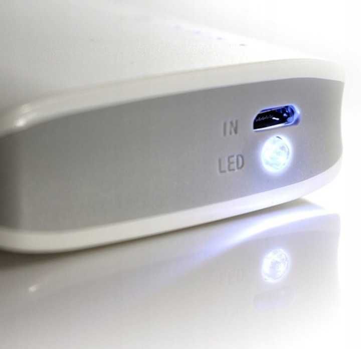 SZYBKI Powerbank 20000 mAh 3xUSB czarny zewnętrzna bateria wytrzymały