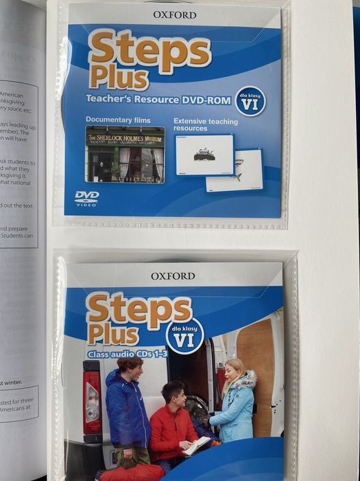 Steps Plus dla klasy 6. Teacher’s power pack