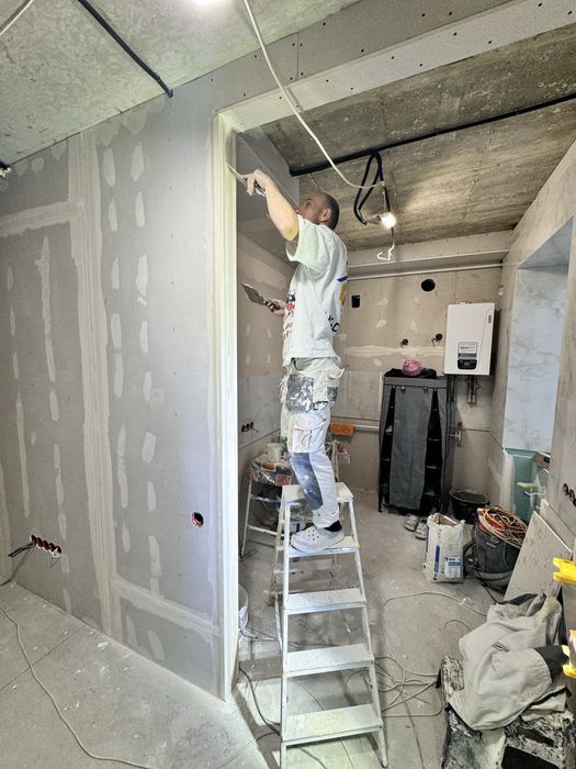 Шпаклевка стен ,потолков Днепр