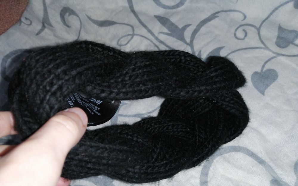 Nowa Gruba Ciepła Pleciona Warkoczowa Opaska H&M