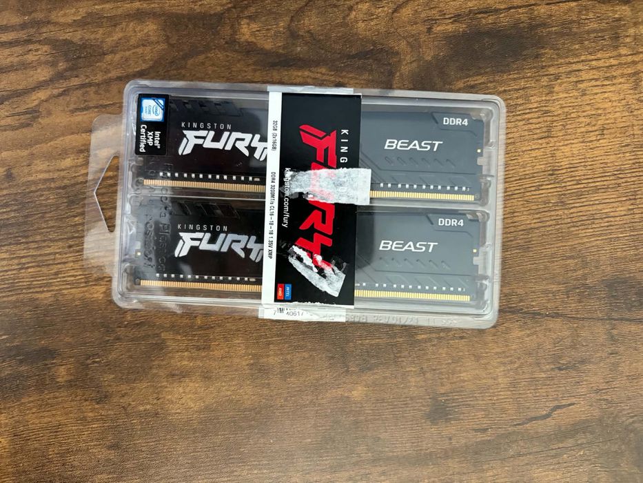 Kingston FURY 32gb 2x 16gb 3200mhz cl16 beast black