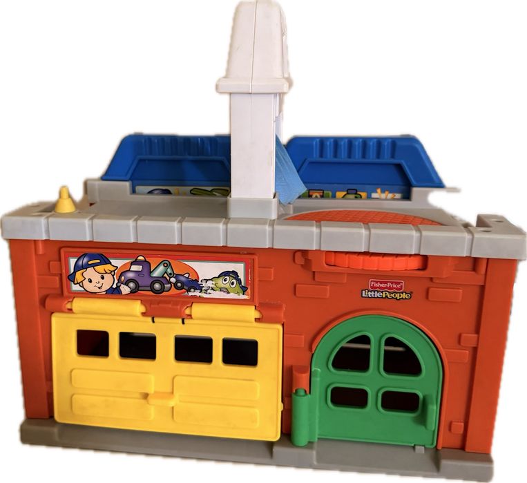 Гараж трек Fisher Price трансформер переносний автотрек парковка