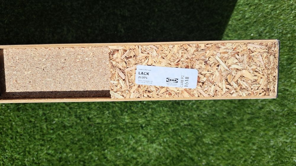 Prateleira ikea Lack preta 110cm