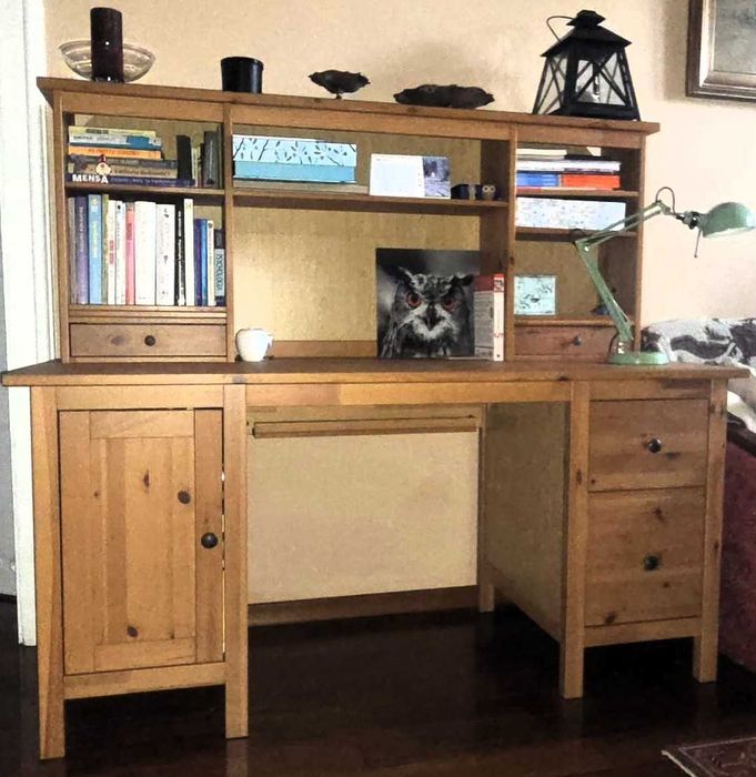 Biurko Hemnes z nadstawką/ Ikea
