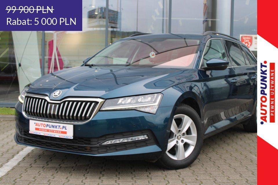 Skoda Superb Clever, 2022r. FVAT23%, FullLED, Kamera, Virtual Cocpit, Pamięć fotela