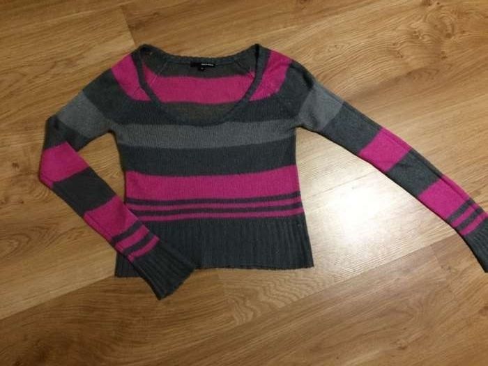 Sweterek w paski tally weijl xs