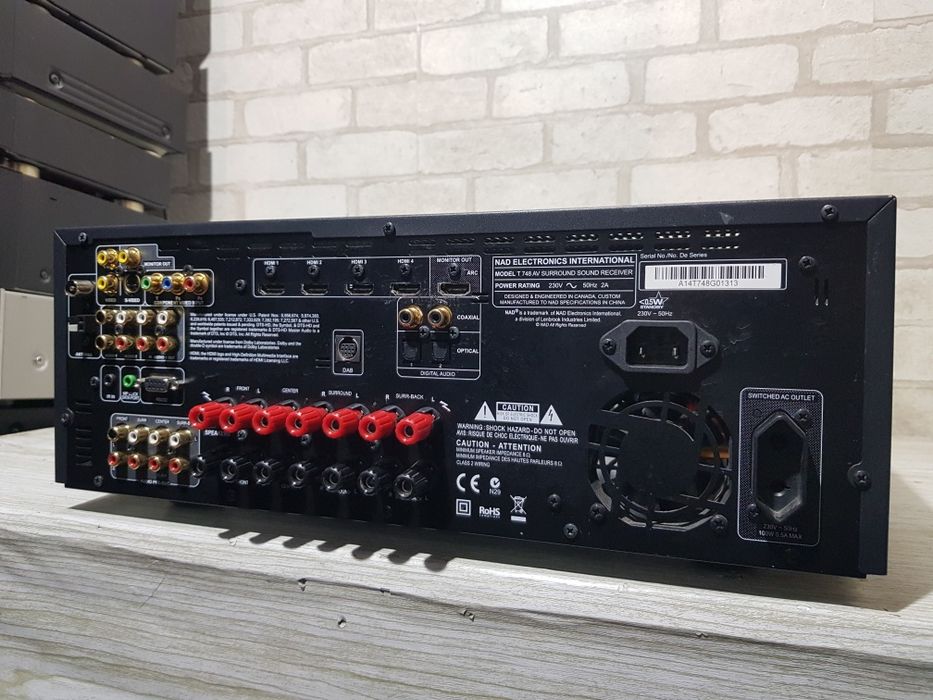 7.1AV ресивер/підсилювач NAD T748 HDMI 3D 2х80Вт б/у з Німеччини