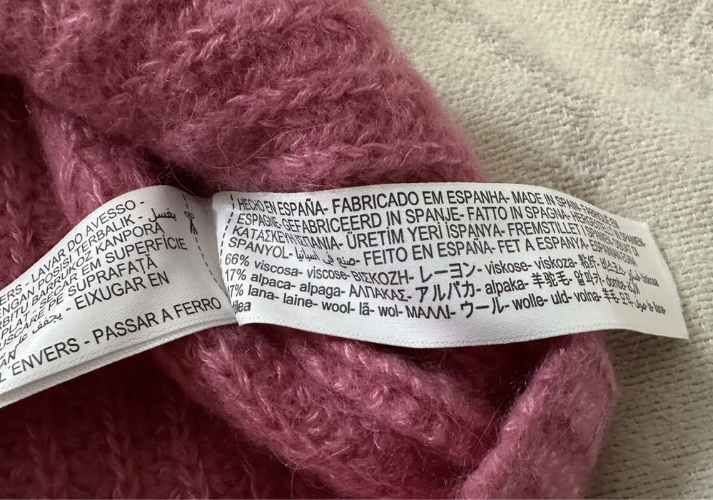 Светр Massimo Dutti рожевий