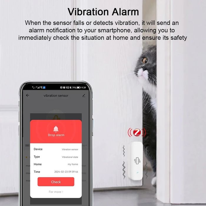 Sensor de vibração (Novo)  Zigbee