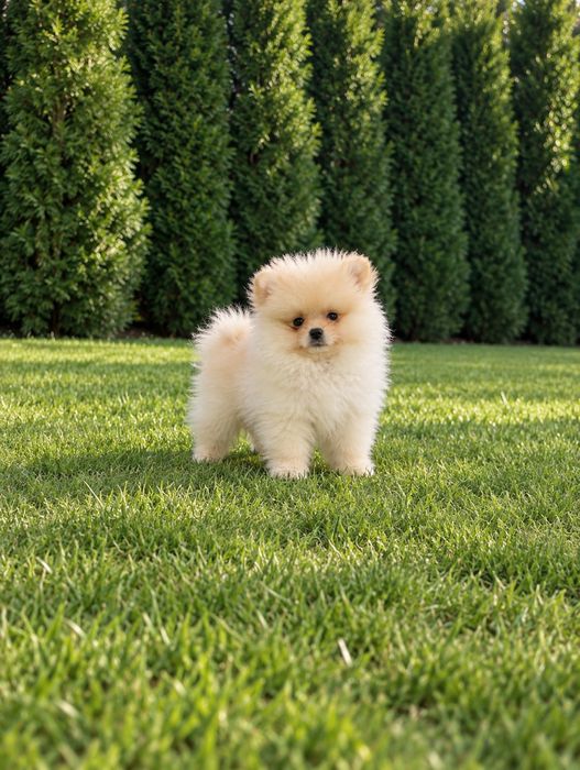 Pomeranian chłopak mini