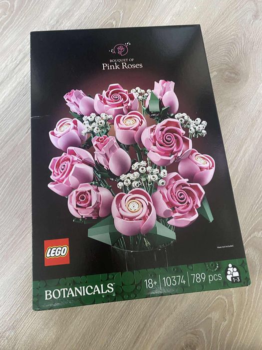 Klocki LEGO botanicals 10374 Bukiet różowych róż nowe