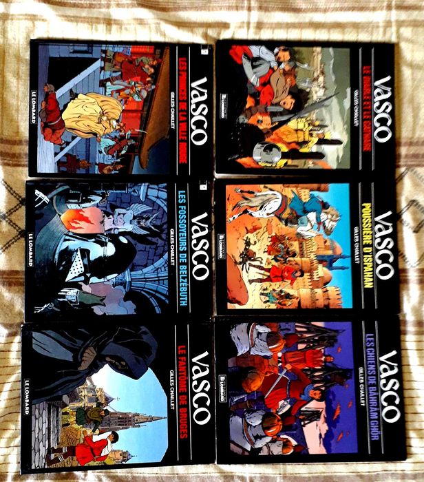 Livros BD - Gilles Chaillet - Série Vasco (FR)  Só Vol. 1 a 4