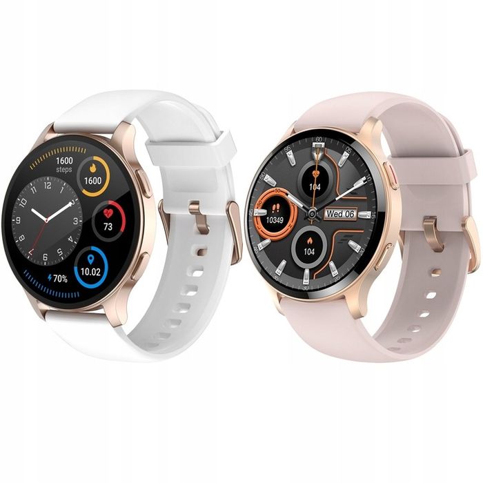 Smartwatch Elegancki Zegarek Damski Rozmowy Sport Aplikacja Polskie Me