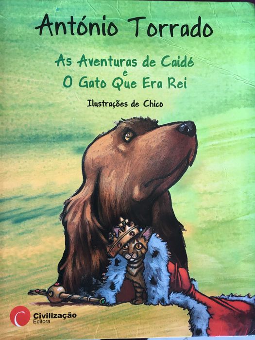 Livro "As aventuras de Caidé e O gato que queria ser rei"