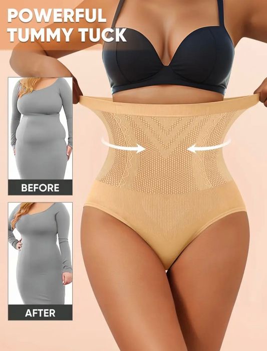 Безшовні корректируючі жіночі трусики з контролем для живота xxl