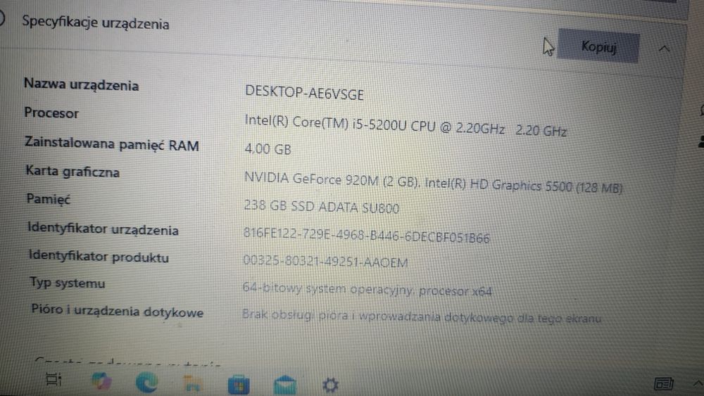 Laptop ASUS A555L