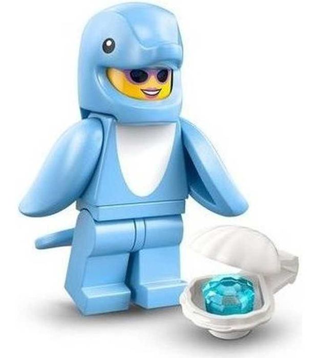 Lego Minifigurka - Dziewczyna w Stroju Delfina - Seria 28