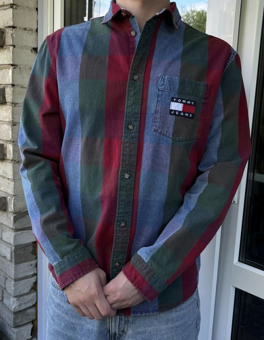 Сорочка Tommy jeans розмір L оригінал