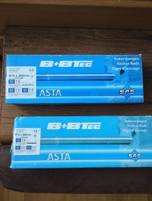 Pręt gwintowy M16 x260