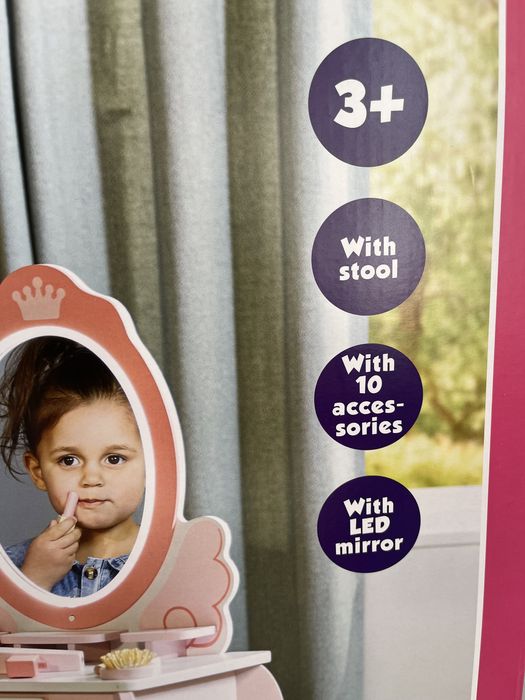 Дитяча дерев’яна туалетка трюмо minimatters