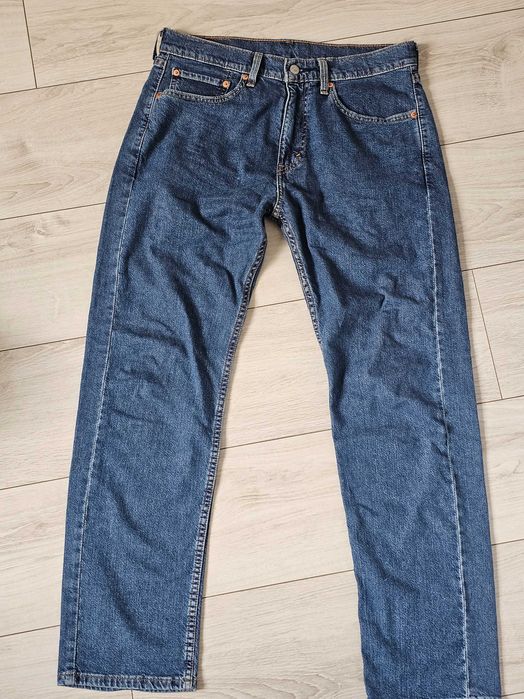 Levi's - Jeansy Straight Leg spodnie w32 l32 niebieskie levis