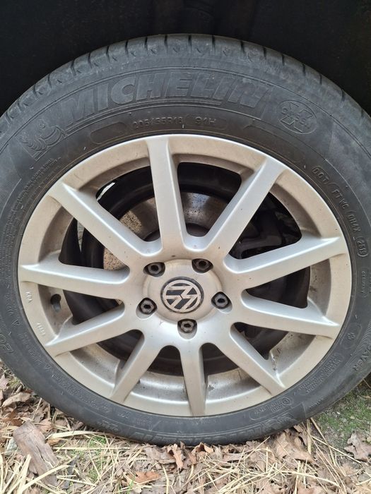 Felgi vw touran 4szt + opony michelin 205/55R16 91H 07.2019r