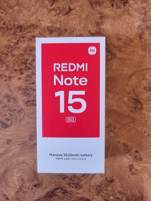 Xiaomi Redmi Note 15 5G 6/128GB 6.77" 120Hz Czarny