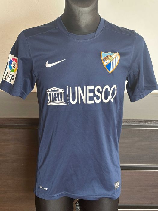 Oryginalna Malaga 2013-14 koszulka wyjazdowa Nike r S Stan Bardzo