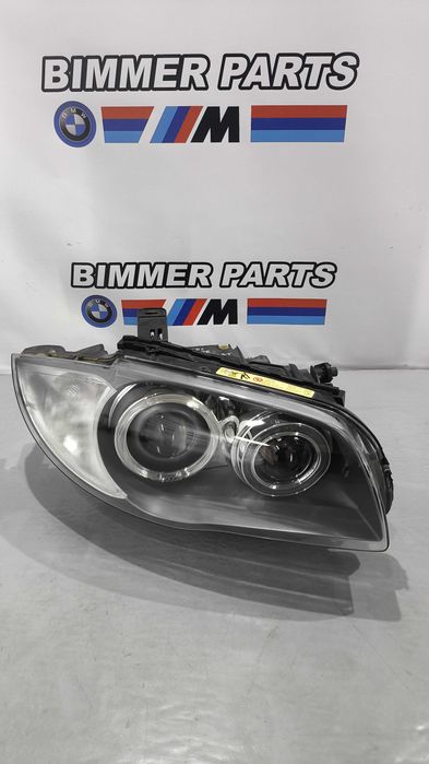 Farol BMW Serie 1 (E81/E82/E87/E88) Direito Xenon Pré-LCI Com Angel Eyes
