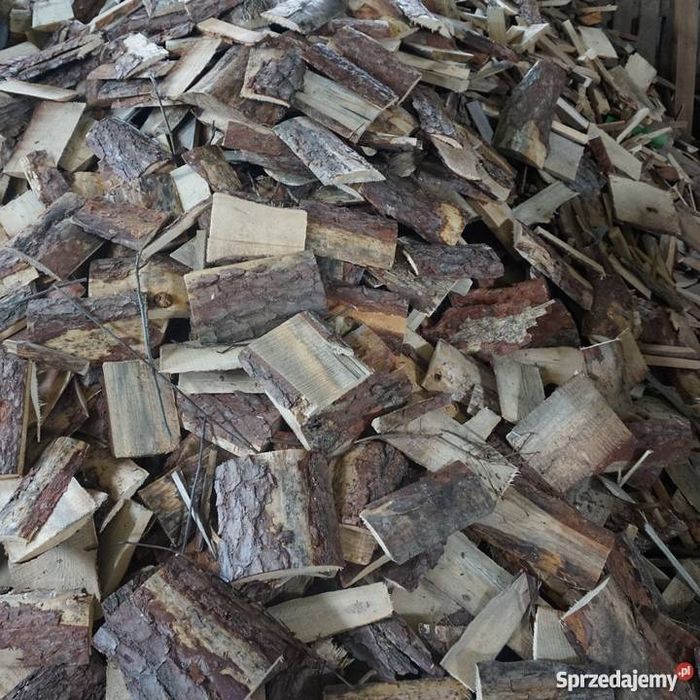 Drewno opałowe grube zrzyny tartaczane