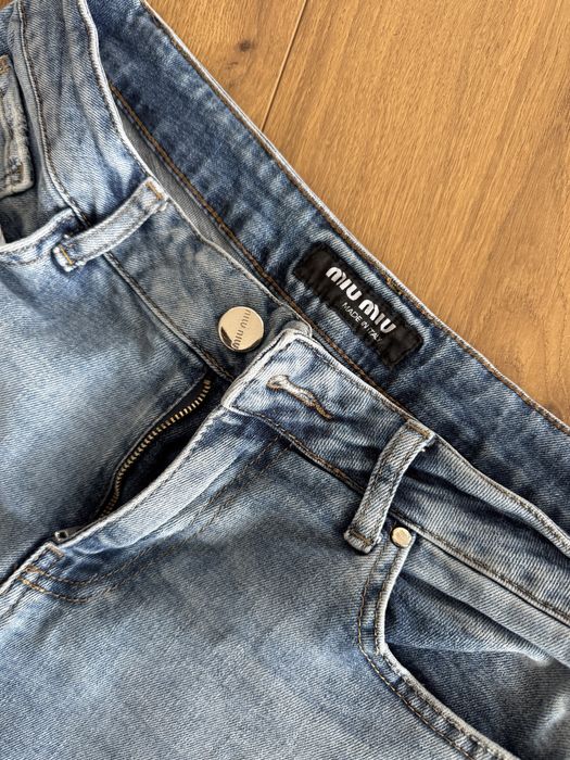 Spodnie jeans miu miu