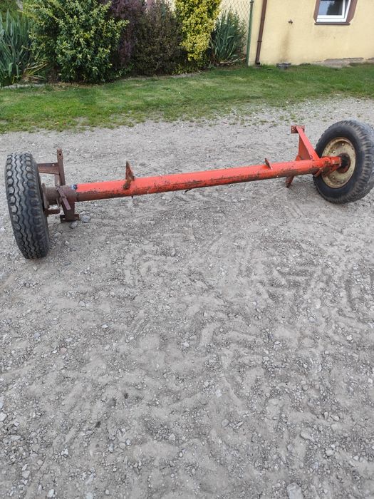 Oś ośka przyczepa wózek platforma