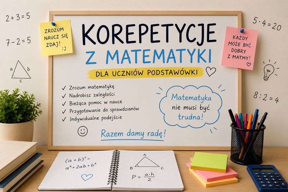 Korepetycje, matematyka, podstawówka, Oświęcim