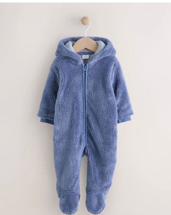 Комбінезон Next Темно-синій - Флісовий дитячій 3-6 місяців