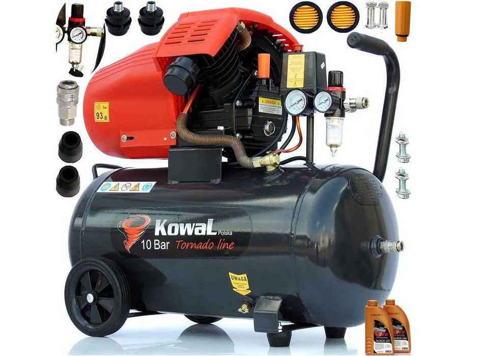 12 Bar KOMPRESOR ZBV 50L olejowy tłokowy sprężarka pompa powietrza