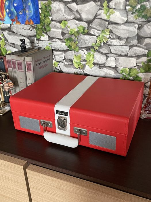 Gramofon odtwarzacz do winyli Lenco tt-110 czerwony