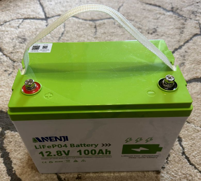 Akumulator LiFePO4 100Ah, 12,8 Volt, Bluetooth, mini