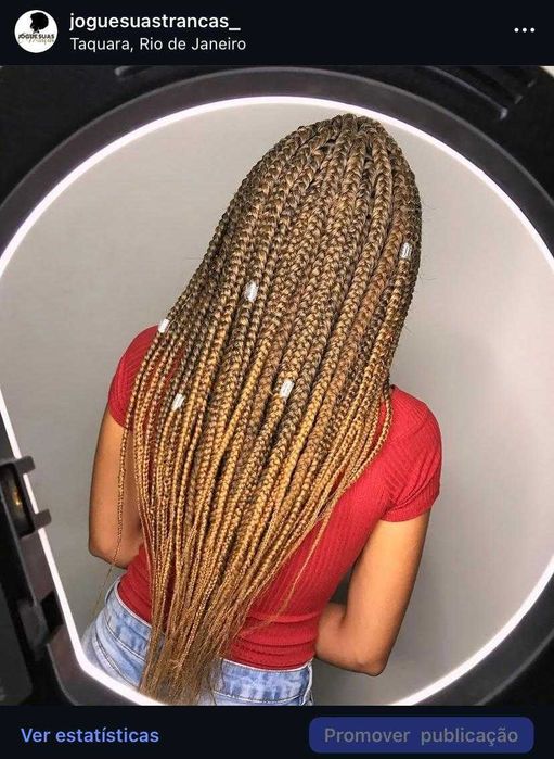 Tranças africanas, nagô, box braids