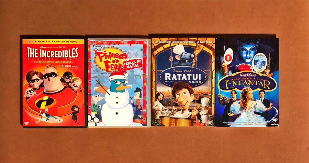 FILME DVD [12€ cada] Bolt Brave Leão Nemo Ratatui Sereia Disney Pixar