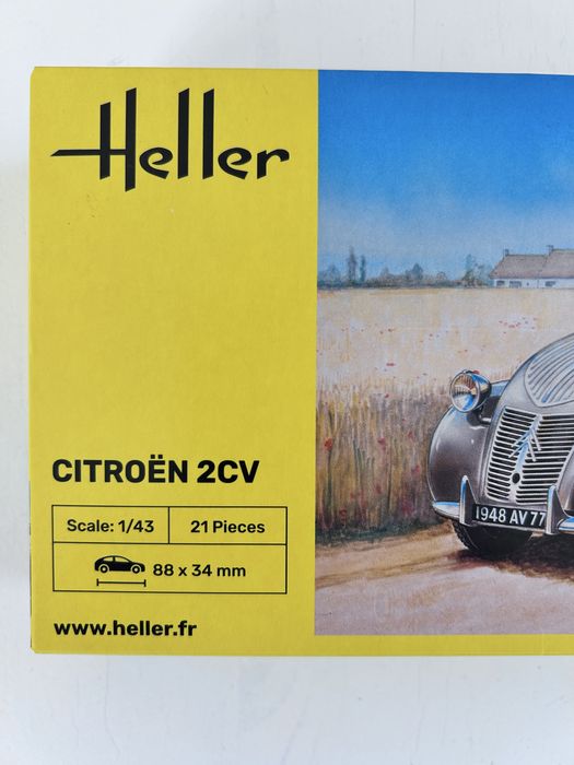 Samochód Citroen 2 CV model 1/43 Heller 80175