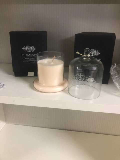 Vela Decorativa com aroma Citrus Garden e outros